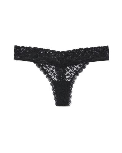 damesstring kant zwart