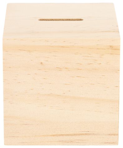 spaarpot hout 8.5x8.5