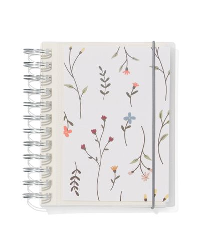 fotoboek insteeketui met spiraal 16x13 bloem