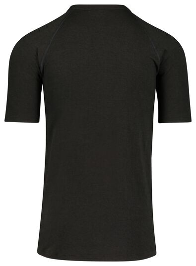 heren thermo t-shirt zwart