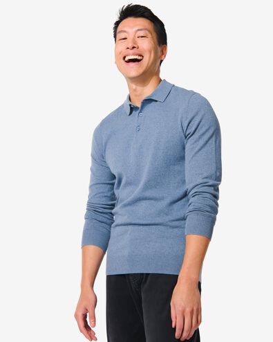 heren trui blauw
