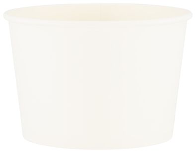 papieren bakjes - 550 ml - wit- 10 stuks