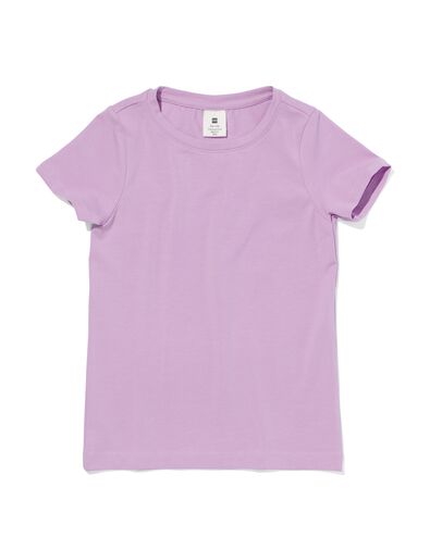 kinder t-shirt biologisch katoen paars