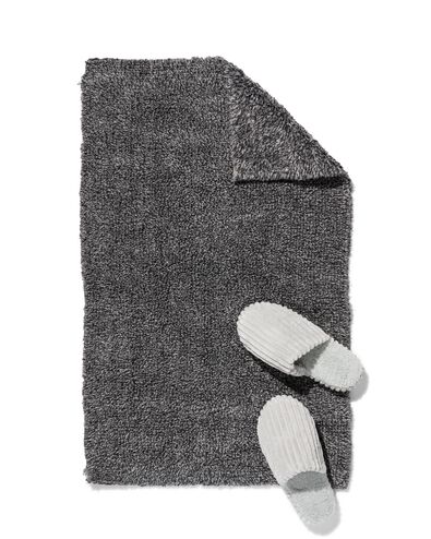 badmat - 50 x 85 cm - hotel extra zacht - donkergrijs