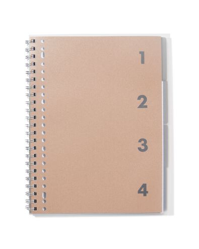 collegeblok 4-in-1 A4 gelinieerd