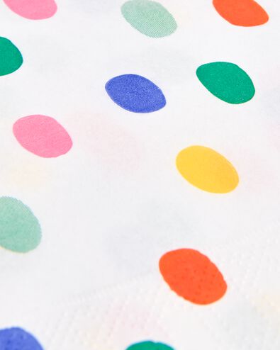 servetten - 24 x 24 - papier - confetti - 20 stuks