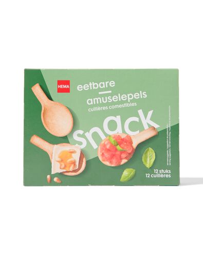 eetbare amuselepels - 12 stuks