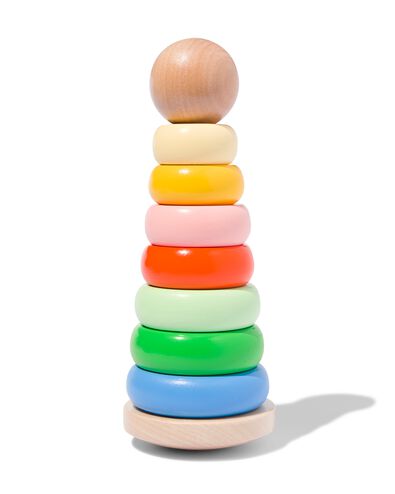houten cilinder stapeltoren 20 cm
