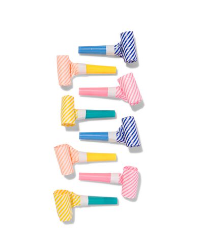 roltongen gestreept - 8 stuks