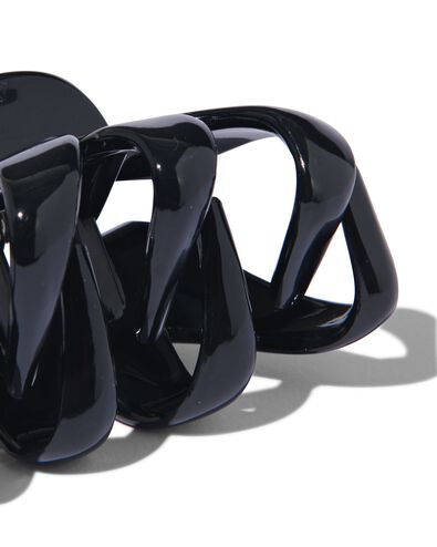 haarklemmen zwart 6cm - 2 stuks