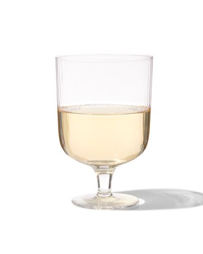 wijnglas Bergen streep reli&euml;f 250ml