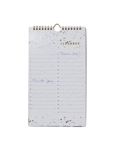 verjaardagskalender 28x16 spiraal bladeren