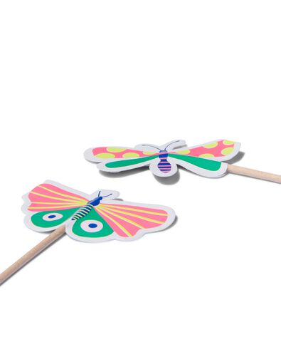cupcake set vlinder 24 stuks