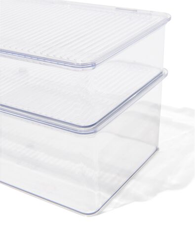 opbergdozen met deksel - 2 stuks