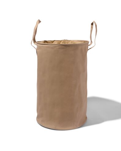 canvas wasmand &Oslash;37x59 beige