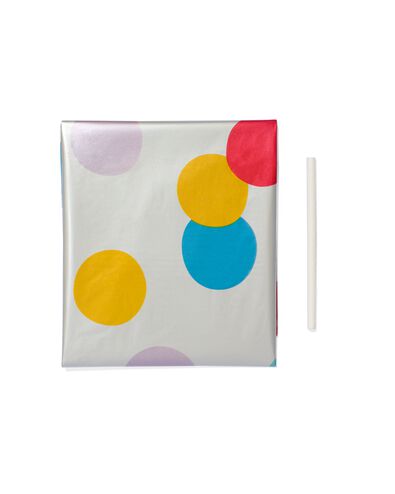 folieballon met confetti XL cijfer 8
