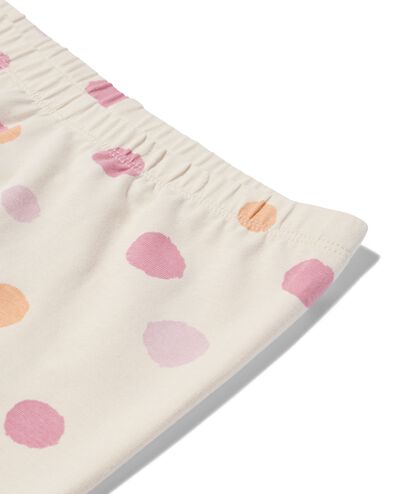 kinder pyjama met stippen beige