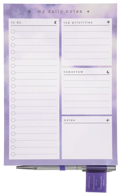 dagplanner met pen