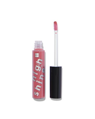 hoogglanzende lipgloss peach
