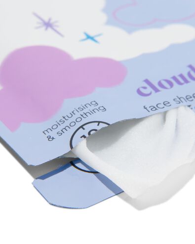 sheet gezichtsmasker wolken