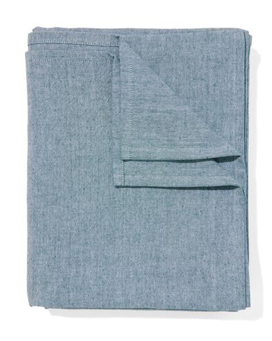 tafelkleed 140x240 chambray katoen groen