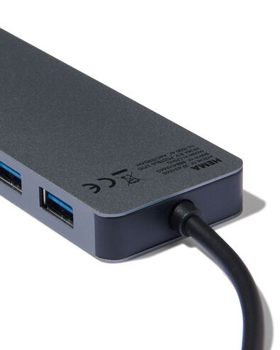 USB C hub grijs