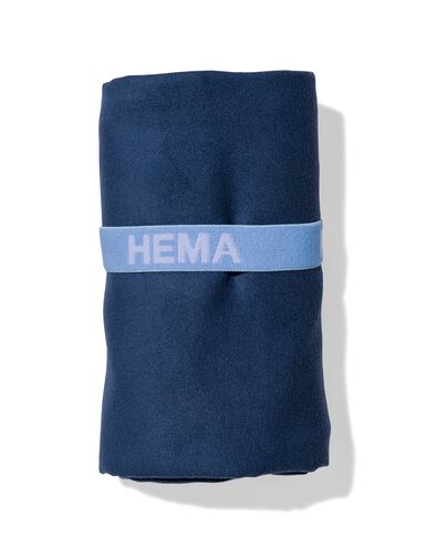 microvezelhanddoek 110x175 blauw