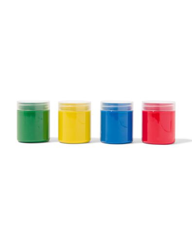 sneldrogende vingerverf - 4 stuks