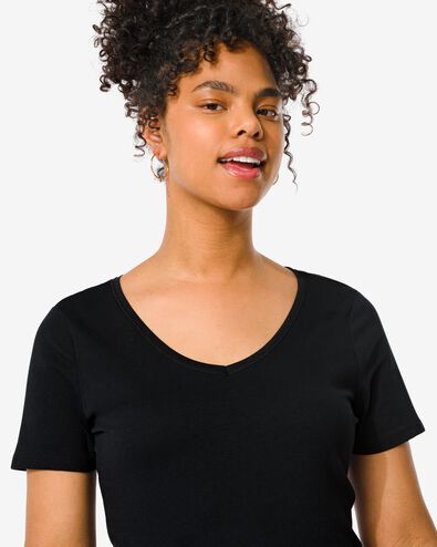 dames t-shirt zwart