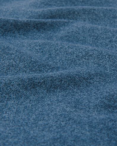 dekbedovertrek flanel 240x200/220 melange blauw