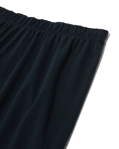 heren shortama streep donkerblauw