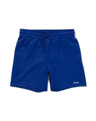 kinder korte sportbroek felblauw