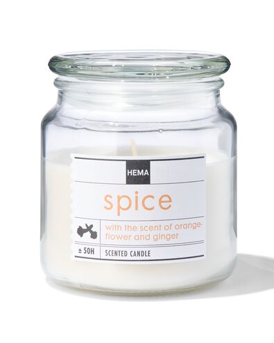 geurkaars in glazen pot &Oslash;10x11 spice