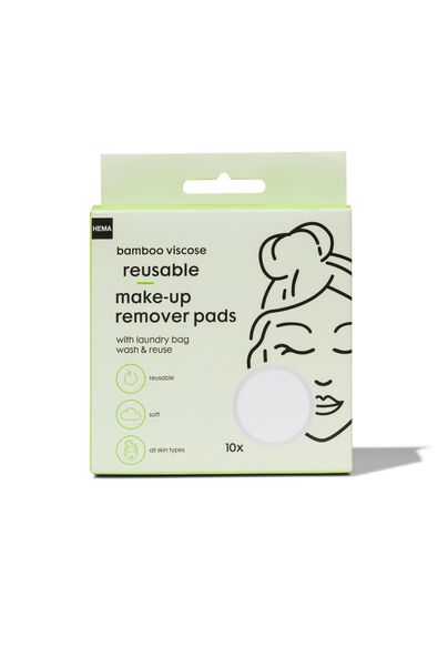 herbruikbare make-up pads &Oslash;8cm - 10 stuks