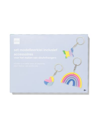 modelleerklei voor sleutelhangers - 10 stuks