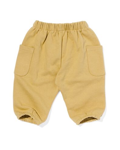 baby sweatbroek  okergeel