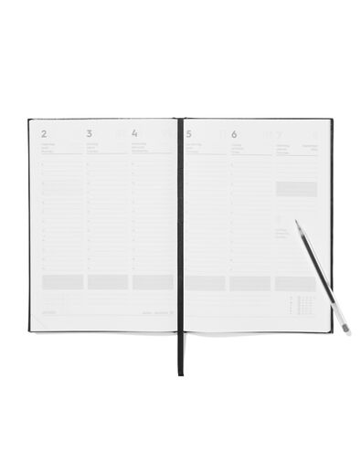 jaaragenda 2024 zwart 24.5x17