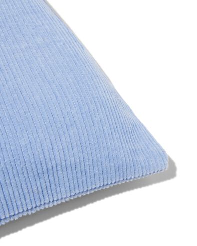 kussenhoes met ribbels 40x40 blauw