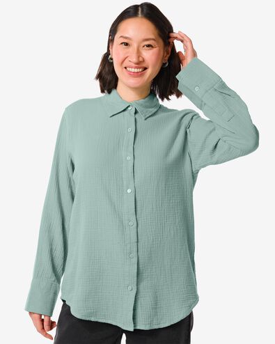 damesblouse Iris grijs