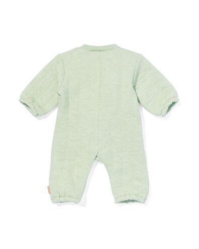 newborn jumpsuit padded mintgroen