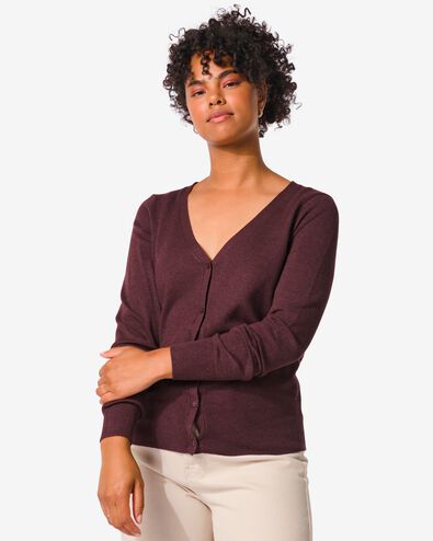 dames vest Lexi rood