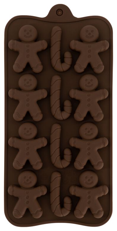 chocoladevorm peperkoek en zuurstokken