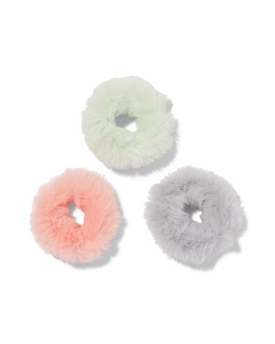 scrunchies fluffy - 3 stuks