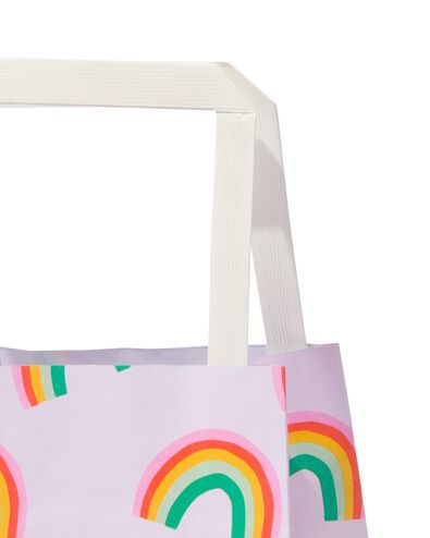 cadeautasjes papier 13x13x7 regenboog - 6 stuks