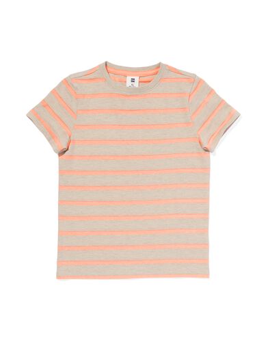 kinder t-shirt strepen oranje