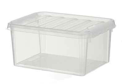 opbergbox 8L Brussels transparant 34x25x16