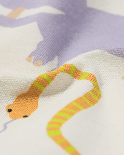 kinder pyjama jungle met poppennachtshirt gebroken wit