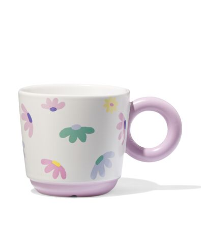 mok 280ml aardewerk bloem