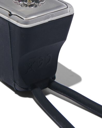 LED fietslampjes zwart - 2 stuks