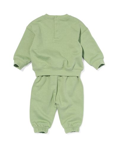 baby kleding sweatset groen